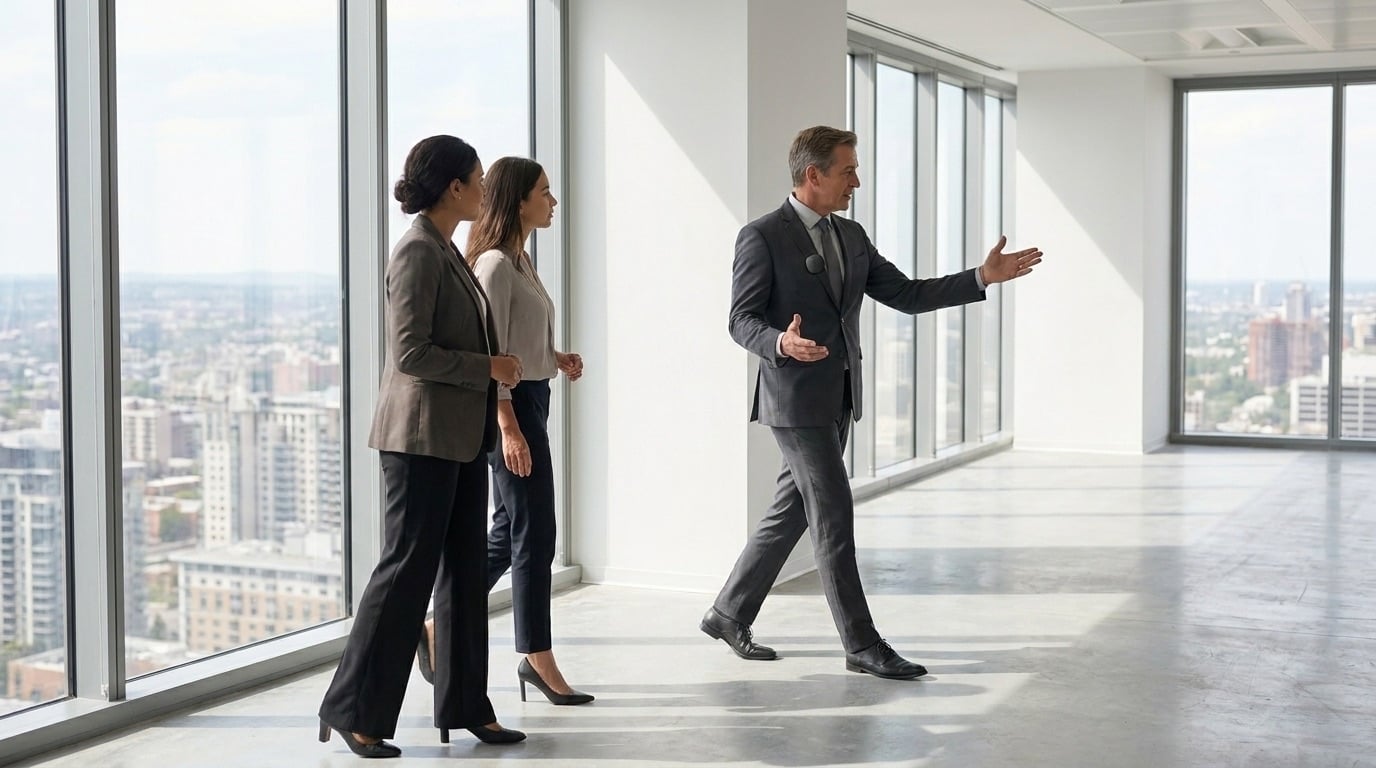 Real Estate field team in conversation